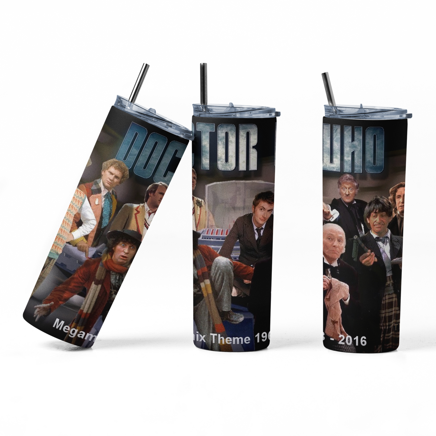 Doctor Who 1963-2016: 20oz Straight Hot/Cold Tumbler with Lid and Straw