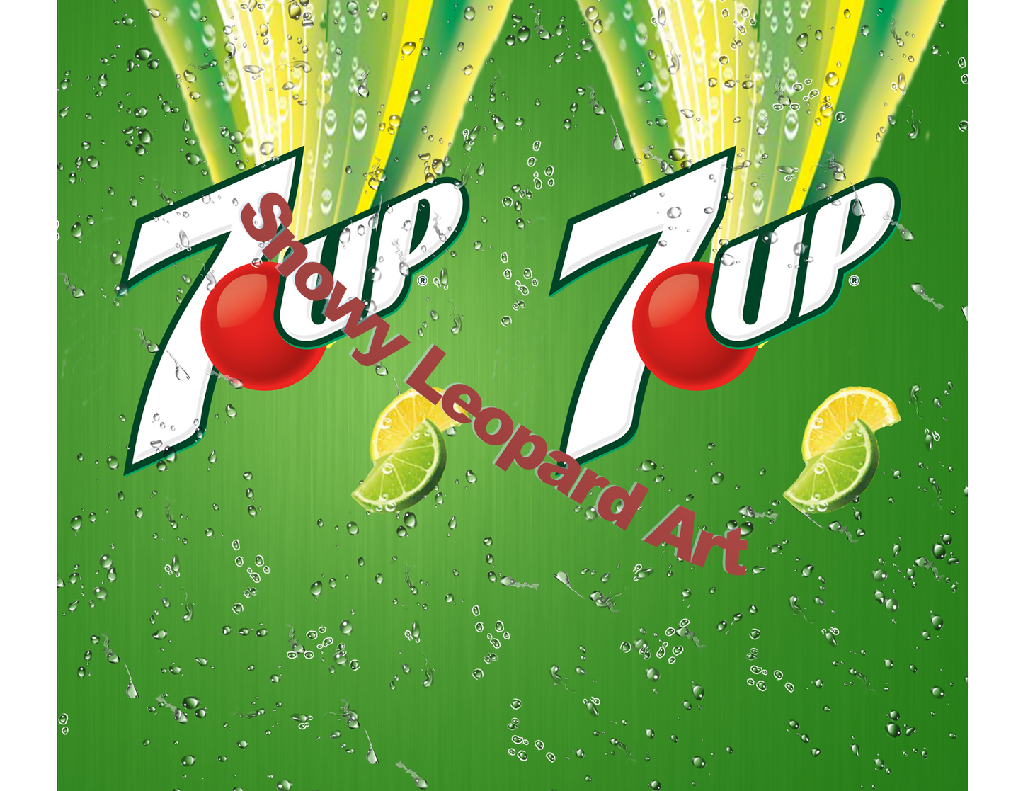 7 Up 20oz Straight Hot/Cold Tumbler with Lid and Straw