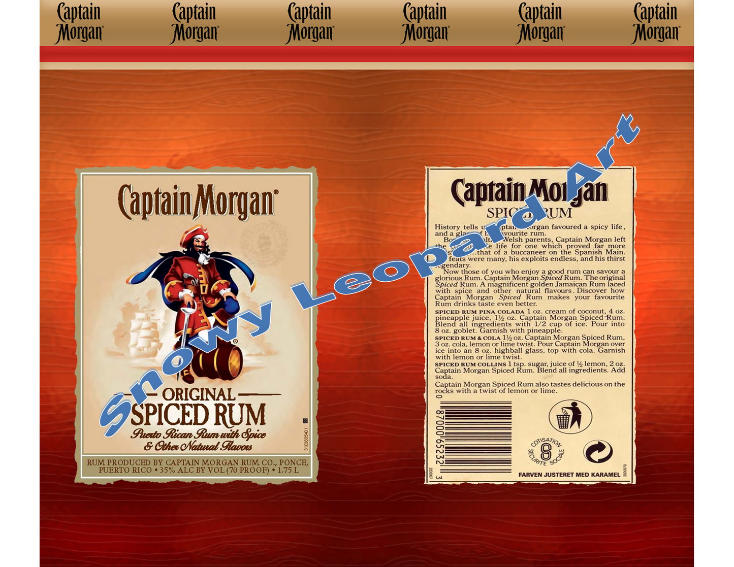 Captain Morgan 20oz Straight Hot/Cold Tumbler with Lid and Straw