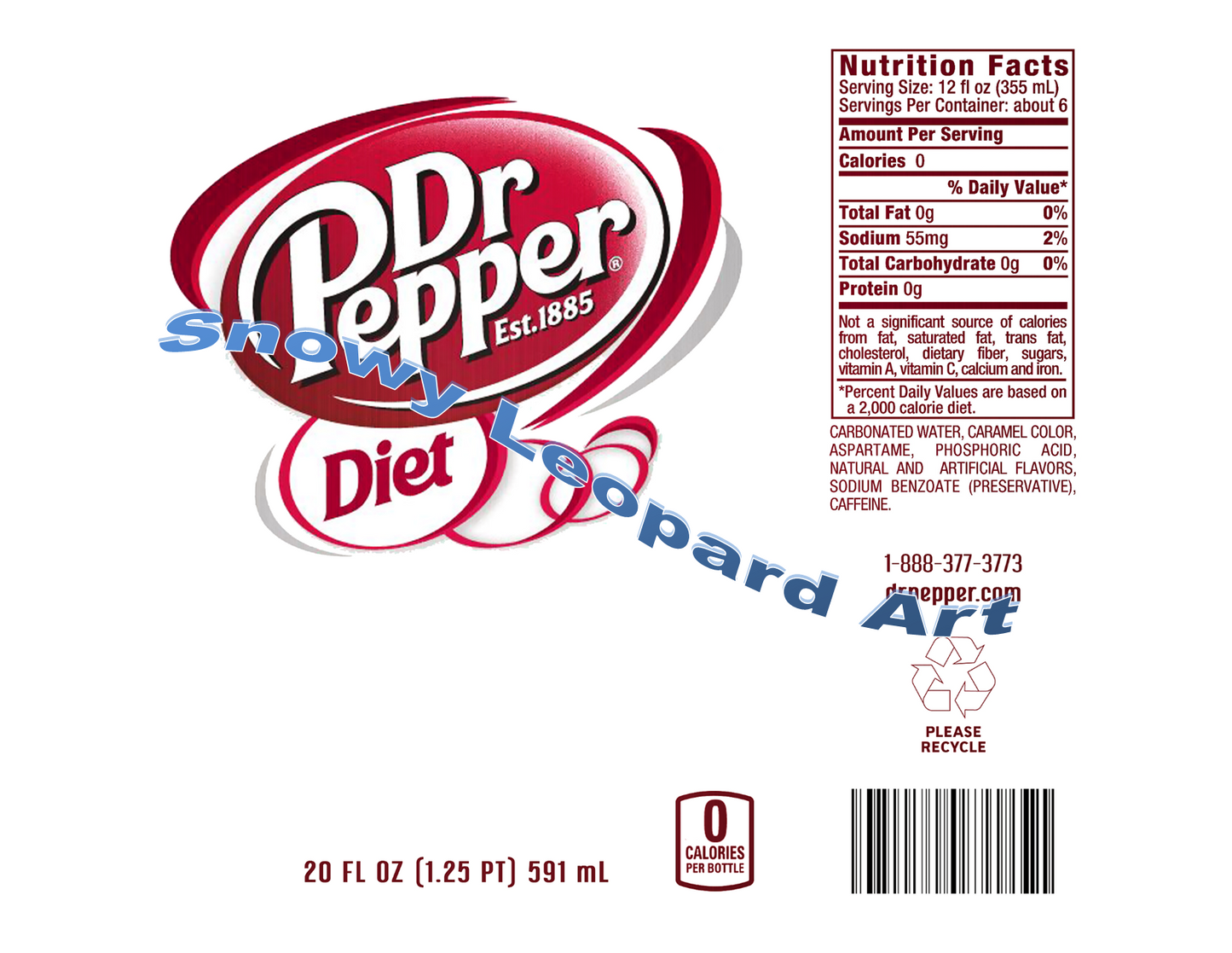 Diet Dr Pepper 20oz Straight Hot/Cold Tumbler with Lid and Straw