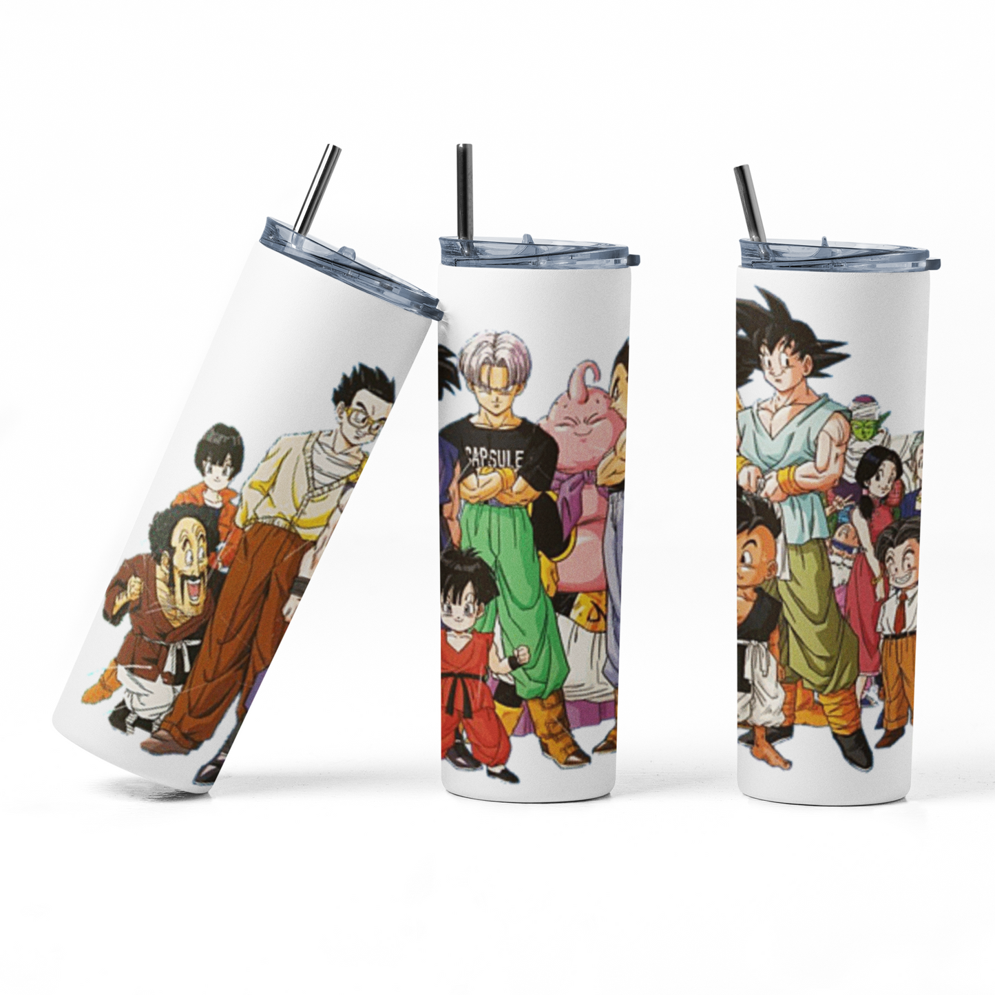 Dragon Ball Family 20oz Straight Hot/Cold Tumbler with Lid and Straw