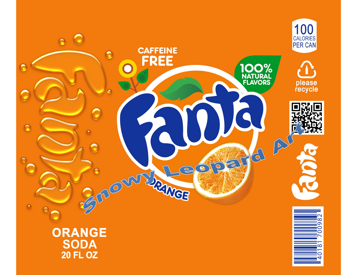 Fanta Orange 20oz Straight Hot/Cold Tumbler with Lid and Straw