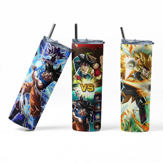 Goku VS 20oz Straight Hot/Cold Tumbler with Lid and Straw