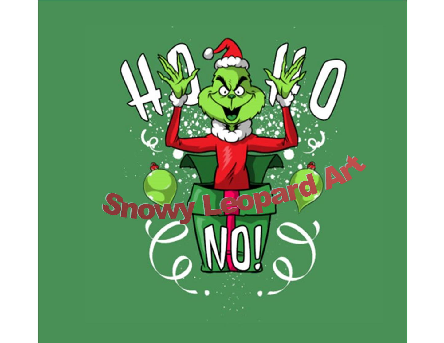 Ho Ho No 2 green: 20oz Straight Hot/Cold Tumbler with Lid and Straw