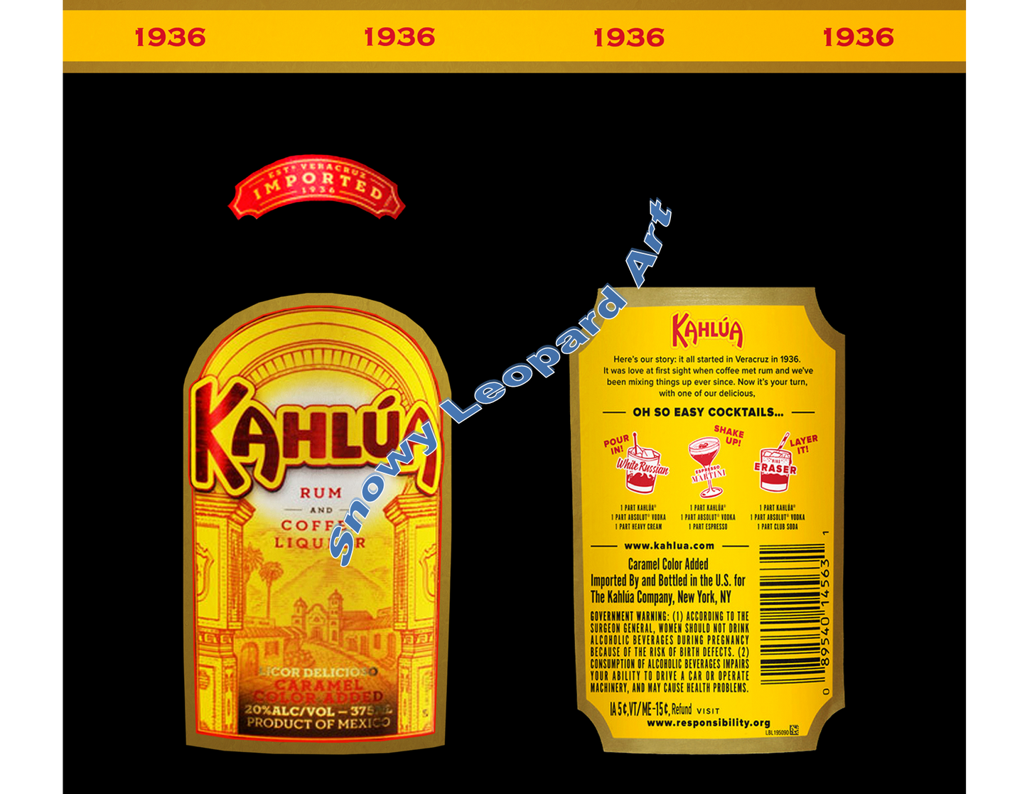 Kahlua 20oz Straight Hot/Cold Tumbler with Lid and Straw