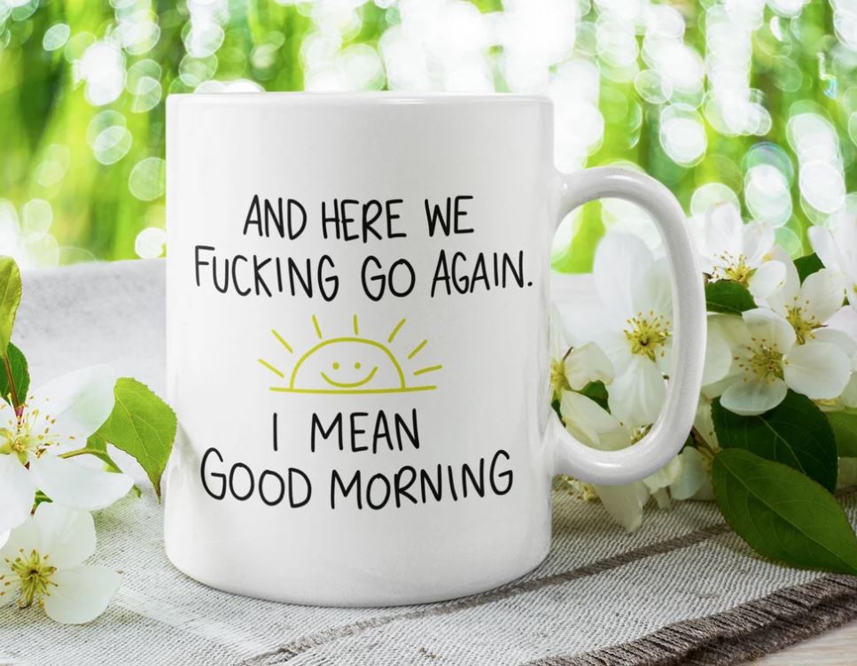 And Here We F#*king Go Again  15oz color changing Mug/ Cup