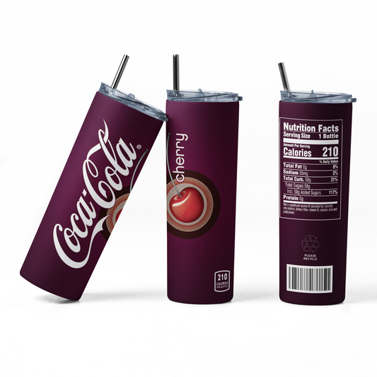 Cherry Coke 20oz Straight Hot/Cold Tumbler with Lid and Straw