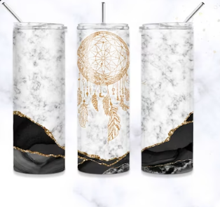 Dream Catcher 20oz Tumbler Comes With Lid and Straw