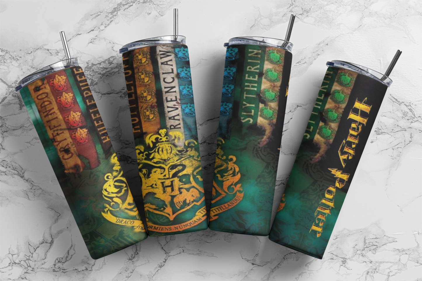 Harry Potter Dorm Banner 20oz Straight Hot/Cold Tumbler